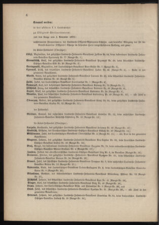 Verordnungsblatt für die Kaiserlich-Königliche Landwehr 18790102 Seite: 6