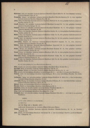 Verordnungsblatt für die Kaiserlich-Königliche Landwehr 18790102 Seite: 8