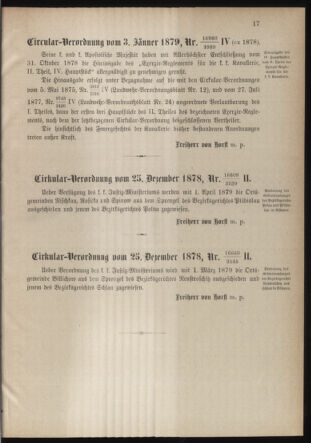 Verordnungsblatt für die Kaiserlich-Königliche Landwehr 18790111 Seite: 7