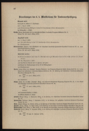 Verordnungsblatt für die Kaiserlich-Königliche Landwehr 18790315 Seite: 2