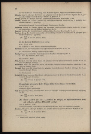 Verordnungsblatt für die Kaiserlich-Königliche Landwehr 18790315 Seite: 4