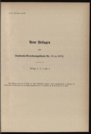 Verordnungsblatt für die Kaiserlich-Königliche Landwehr 18790430 Seite: 11