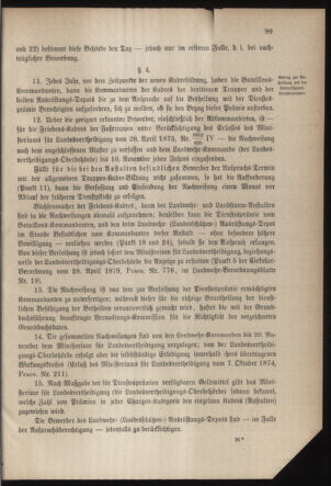 Verordnungsblatt für die Kaiserlich-Königliche Landwehr 18790531 Seite: 11