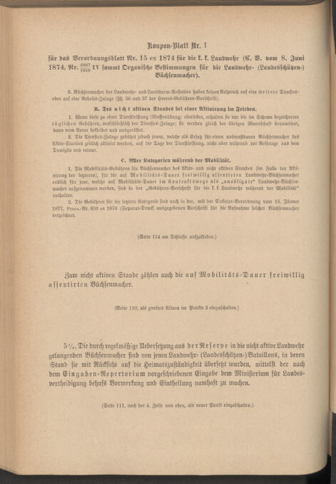 Verordnungsblatt für die Kaiserlich-Königliche Landwehr 18790531 Seite: 120