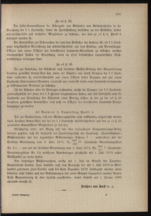 Verordnungsblatt für die Kaiserlich-Königliche Landwehr 18790725 Seite: 5