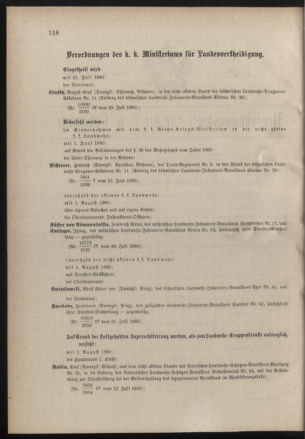 Verordnungsblatt für die Kaiserlich-Königliche Landwehr 18800731 Seite: 2