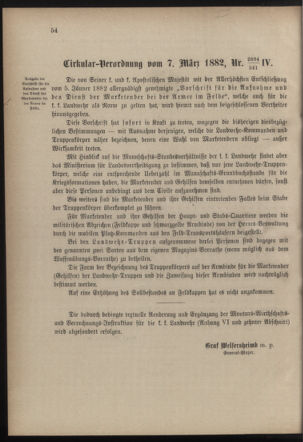 Verordnungsblatt für die Kaiserlich-Königliche Landwehr 18820323 Seite: 4