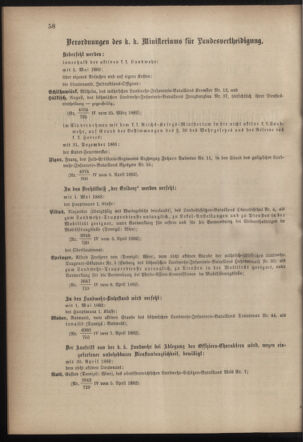 Verordnungsblatt für die Kaiserlich-Königliche Landwehr 18820415 Seite: 2