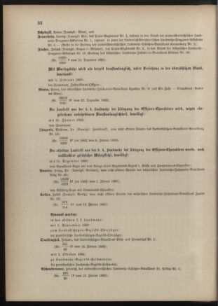 Verordnungsblatt für die Kaiserlich-Königliche Landwehr 18830118 Seite: 32