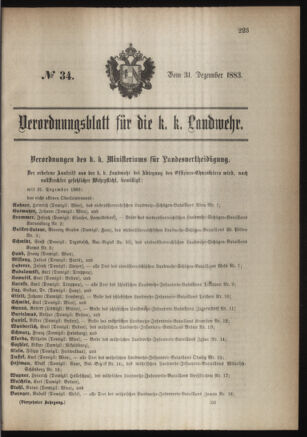 Verordnungsblatt für die Kaiserlich-Königliche Landwehr 18831231 Seite: 11