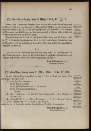 Verordnungsblatt für die Kaiserlich-Königliche Landwehr 18840314 Seite: 7