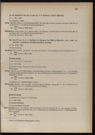 Verordnungsblatt für die Kaiserlich-Königliche Landwehr 18840422 Seite: 3