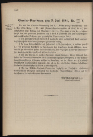 Verordnungsblatt für die Kaiserlich-Königliche Landwehr 18840610 Seite: 2