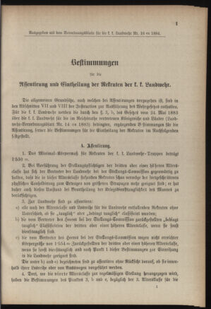 Verordnungsblatt für die Kaiserlich-Königliche Landwehr 18840610 Seite: 3