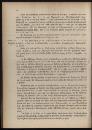 Verordnungsblatt für die Kaiserlich-Königliche Landwehr 18840619 Seite: 34