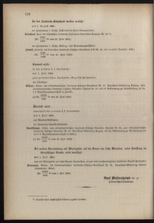 Verordnungsblatt für die Kaiserlich-Königliche Landwehr 18840707 Seite: 36