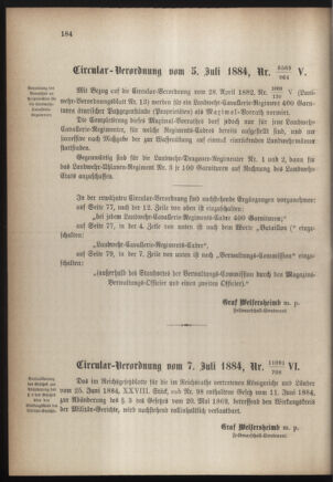 Verordnungsblatt für die Kaiserlich-Königliche Landwehr 18840722 Seite: 4