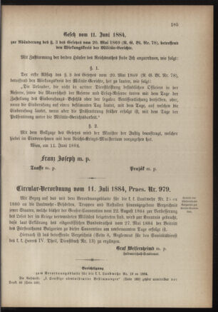 Verordnungsblatt für die Kaiserlich-Königliche Landwehr 18840722 Seite: 5