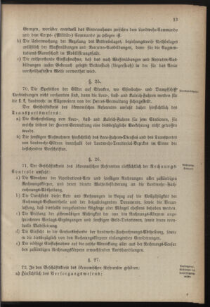 Verordnungsblatt für die Kaiserlich-Königliche Landwehr 18841214 Seite: 27