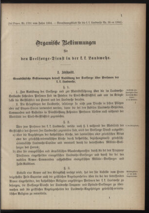 Verordnungsblatt für die Kaiserlich-Königliche Landwehr 18841214 Seite: 3