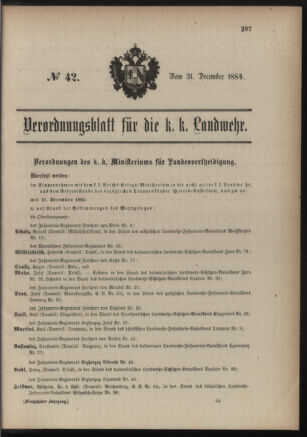 Verordnungsblatt für die Kaiserlich-Königliche Landwehr 18841231 Seite: 17