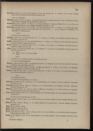 Verordnungsblatt für die Kaiserlich-Königliche Landwehr 18841231 Seite: 41