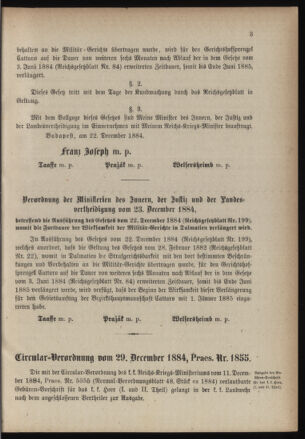 Verordnungsblatt für die Kaiserlich-Königliche Landwehr 18850101 Seite: 3