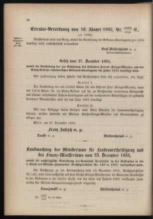 Verordnungsblatt für die Kaiserlich-Königliche Landwehr 18850127 Seite: 4