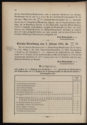 Verordnungsblatt für die Kaiserlich-Königliche Landwehr 18850214 Seite: 4