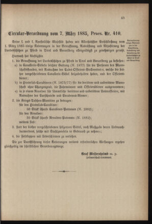 Verordnungsblatt für die Kaiserlich-Königliche Landwehr 18850312 Seite: 3