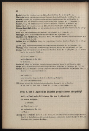 Verordnungsblatt für die Kaiserlich-Königliche Landwehr 18850426 Seite: 10