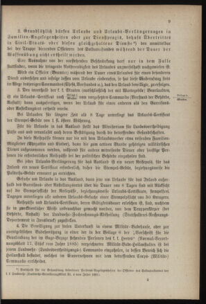 Verordnungsblatt für die Kaiserlich-Königliche Landwehr 18850821 Seite: 11