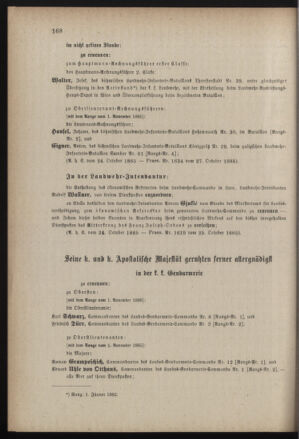 Verordnungsblatt für die Kaiserlich-Königliche Landwehr 18851028 Seite: 20