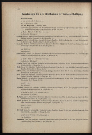 Verordnungsblatt für die Kaiserlich-Königliche Landwehr 18851028 Seite: 22