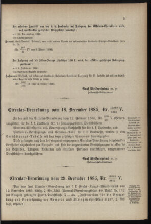 Verordnungsblatt für die Kaiserlich-Königliche Landwehr 18860115 Seite: 3