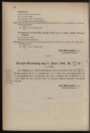 Verordnungsblatt für die Kaiserlich-Königliche Landwehr 18860209 Seite: 16