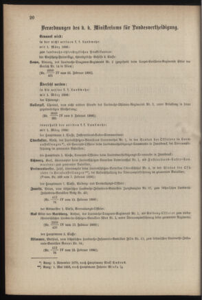 Verordnungsblatt für die Kaiserlich-Königliche Landwehr 18860227 Seite: 10