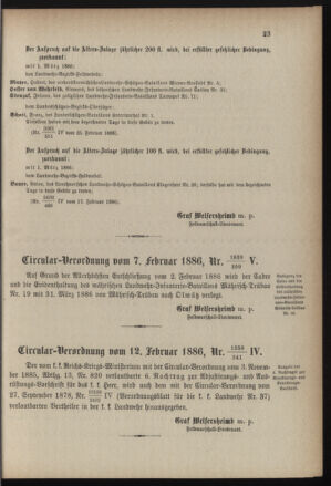 Verordnungsblatt für die Kaiserlich-Königliche Landwehr 18860227 Seite: 5