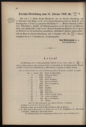 Verordnungsblatt für die Kaiserlich-Königliche Landwehr 18860227 Seite: 6