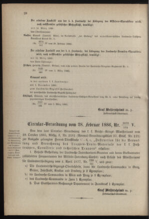 Verordnungsblatt für die Kaiserlich-Königliche Landwehr 18860305 Seite: 4