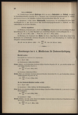 Verordnungsblatt für die Kaiserlich-Königliche Landwehr 18860315 Seite: 2