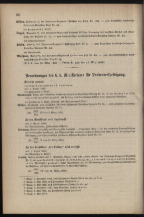 Verordnungsblatt für die Kaiserlich-Königliche Landwehr 18860325 Seite: 6