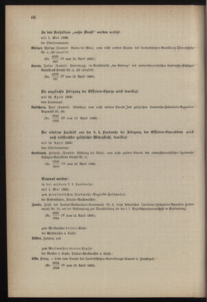 Verordnungsblatt für die Kaiserlich-Königliche Landwehr 18860423 Seite: 14