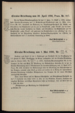 Verordnungsblatt für die Kaiserlich-Königliche Landwehr 18860512 Seite: 12