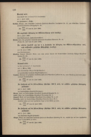 Verordnungsblatt für die Kaiserlich-Königliche Landwehr 18860628 Seite: 8