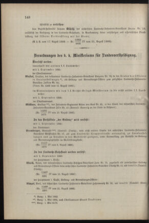 Verordnungsblatt für die Kaiserlich-Königliche Landwehr 18860830 Seite: 8