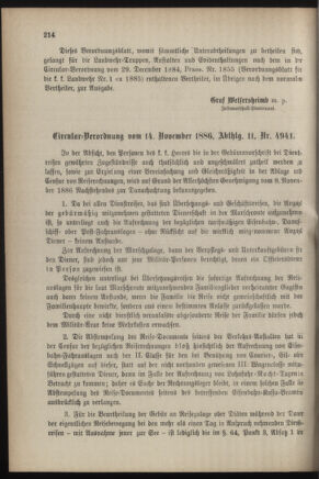 Verordnungsblatt für die Kaiserlich-Königliche Landwehr 18861204 Seite: 8