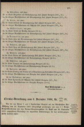 Verordnungsblatt für die Kaiserlich-Königliche Landwehr 18861215 Seite: 15