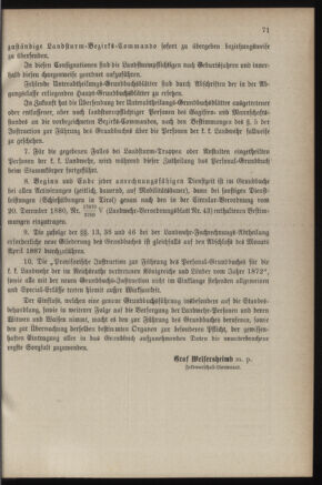 Verordnungsblatt für die Kaiserlich-Königliche Landwehr 18870408 Seite: 3