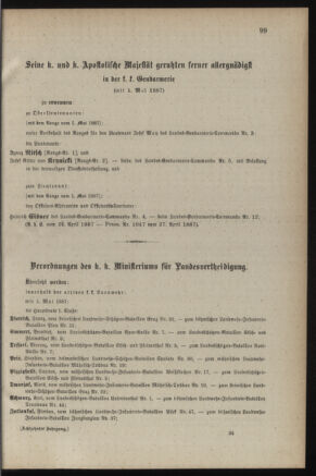 Verordnungsblatt für die Kaiserlich-Königliche Landwehr 18870428 Seite: 17